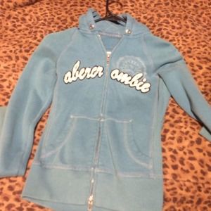 Abercrombie zip up hoodie--large