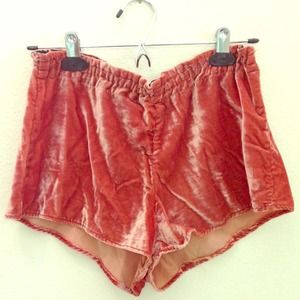 Stone Cold Fox Solstice Burnout Velvet shorts