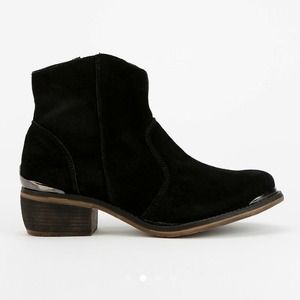 Brand New suede black ankle boot.