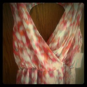 Bisou Bisou tapered flowy dress