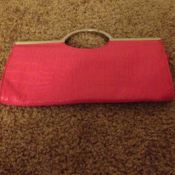 Pink clutch