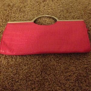 Pink clutch