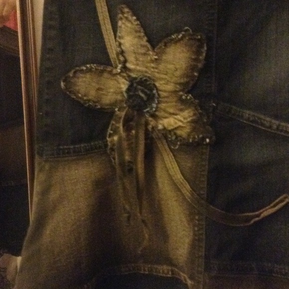 Genesis Knee Length flared jean skirt - Picture 2 of 4