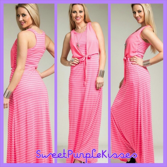 Striped Maxi Dress - Picture 1 of 1
