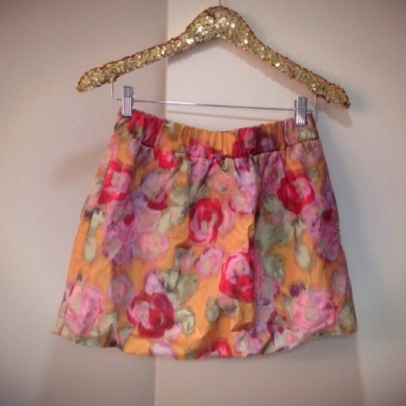 J. Crew Dresses & Skirts - NWOT J.Crew Silk Waterfloral Bubble Skirt