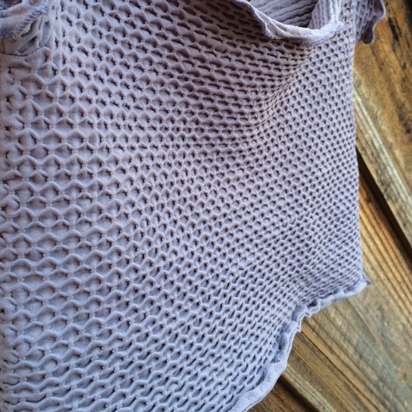 Free People Smocked Crop Top - Picture 3 of 4