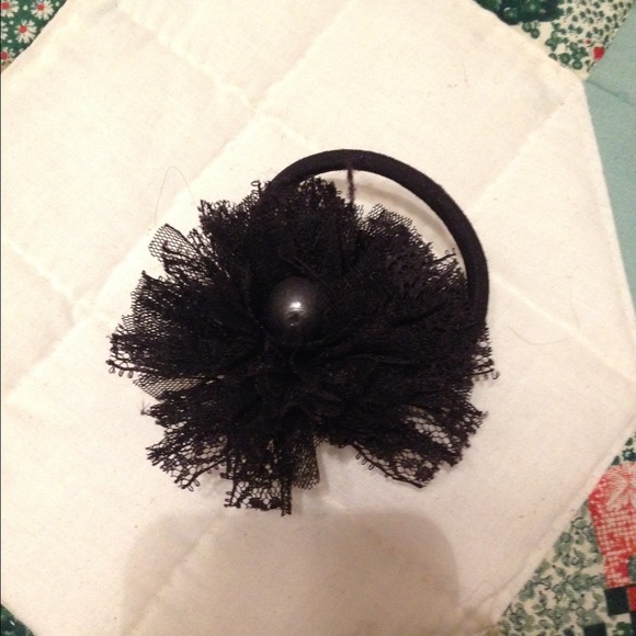 Hair band black lace