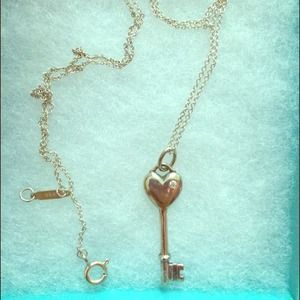 Tiffany & Co. Heart Key Necklace