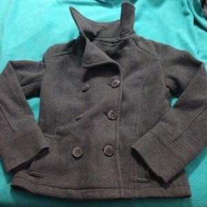 Aeropostale grey pea coat!