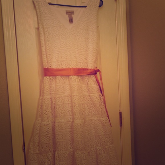 My loss is your gain-White crochet dress!