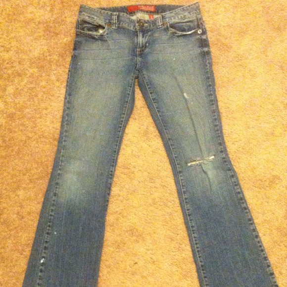 Guess Daredevil boot cut jeans
