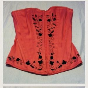 Pink corset