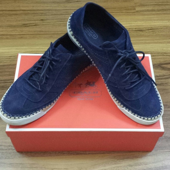 REDUCED PRICE!!! COACH Navy Suede Sneakers 💟💟💟
