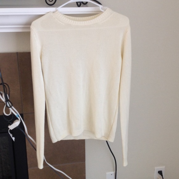 Cream Brandy Melville Sweater