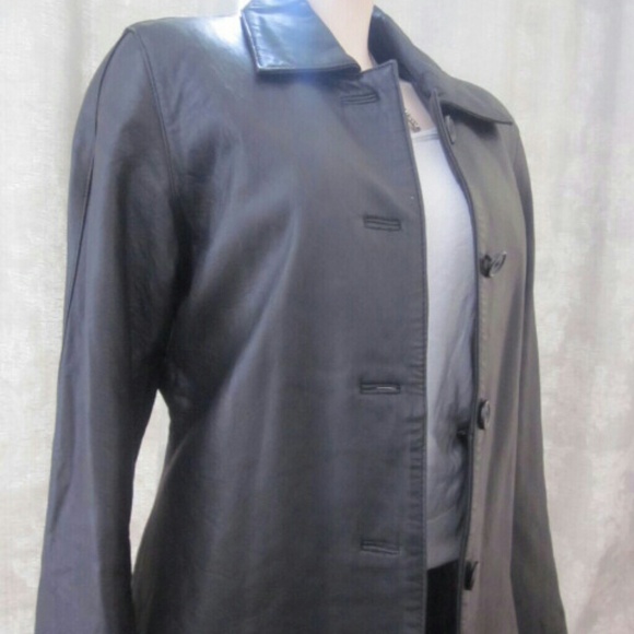 REM GARSON LEATHER BLAZER
