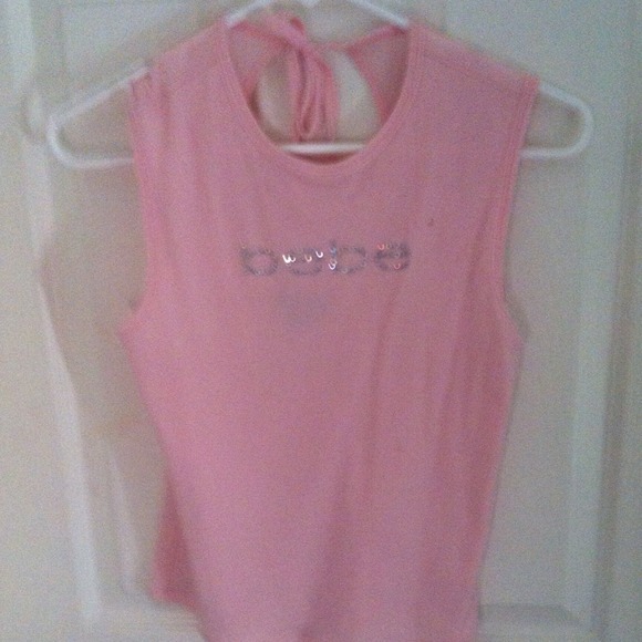 BEBE LIGHT PINK DRESS TOP