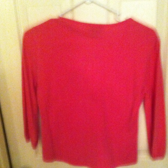MAKE A REASONABLE OFFER DIESEL PINK TOP 3/4 SLEEVE - Picture 4 of 4