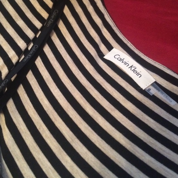 Calvin Klein Stripe Maxi Dress - Picture 2 of 4