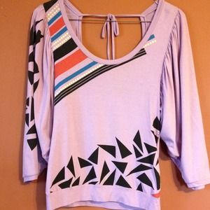 Purple boutique boutique bought top