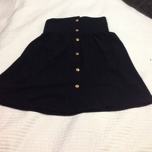 Zara black skirt with pockets