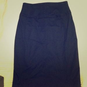 Knee length pencil skirt