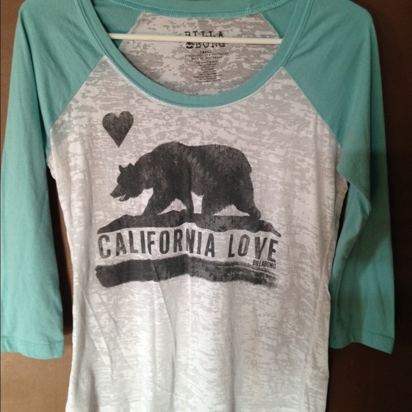 Billabong 3/4 length sleeve