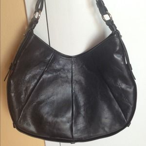 Authentic Franco Sarto black leather purse