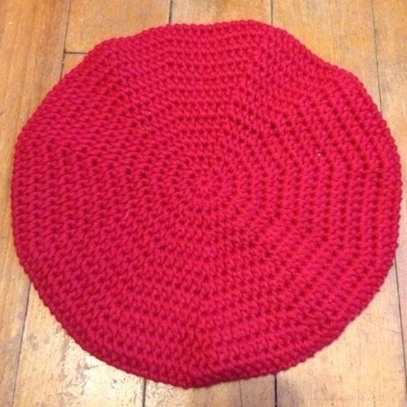 Knit Red Beret