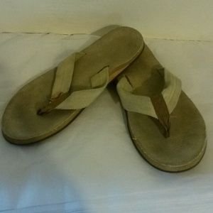 Rainbow flip flops size 11