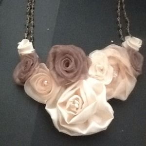 Floral Bib Necklace