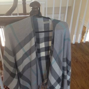 Burberry rain boots and poncho