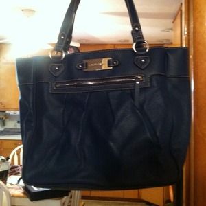 Beautiful blue leather purse