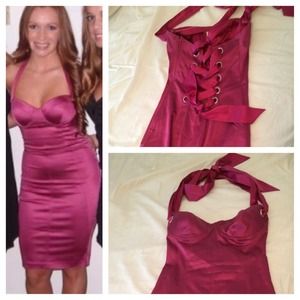 Pink Marciano corset dress