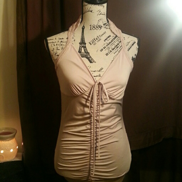 Arden B Cream Lace tank