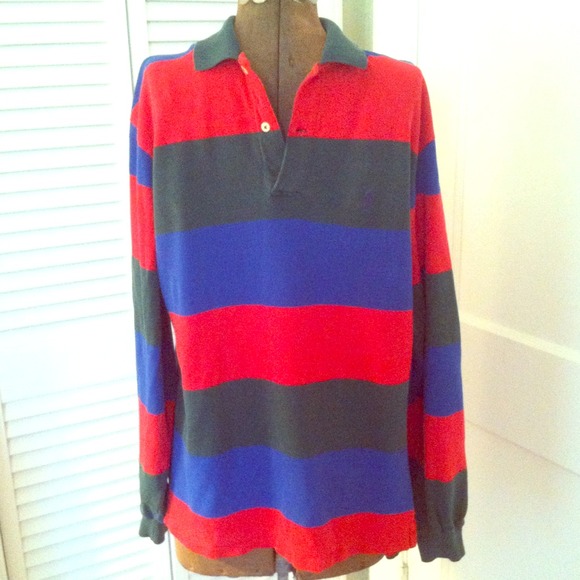 Men's Ralph Lauren Long Sleeve Polo, Size M