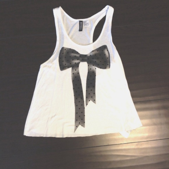 Polka Dot Bow Tank