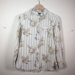 Stripe & Floral Spring/Summer Button-up