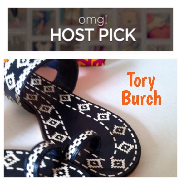 Tory Burch Shoes - New! TORY BURCH Reena Flat Sandal, Sz 9
