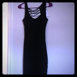 Long black dress