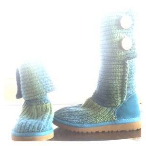 Tie Dye Crochet Uggs