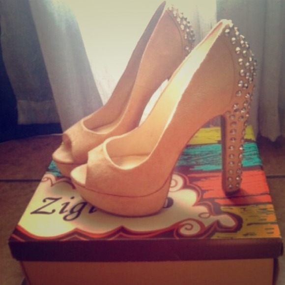 Beautiful Strike Suede Heels from Bakers