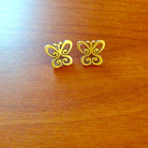 James Avery Spring Butterfly Ear Posts