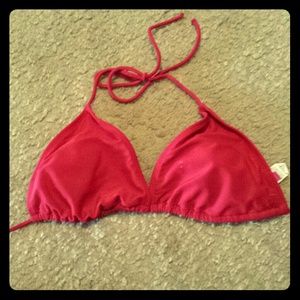 Red bikini top