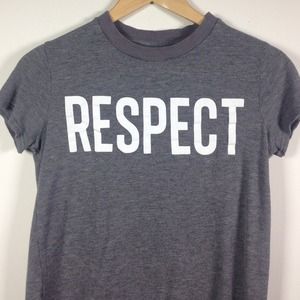 Zara "Respect" Tee - SOLD