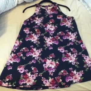 Racer back floral dress