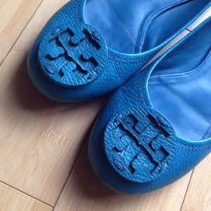 Tory Burch Shoes - Tory Burch Turquoise Flats🔹Reduced Price! Tory Burch Shoes - Tory Burch Turquoise Flats🔹Reduced Price!