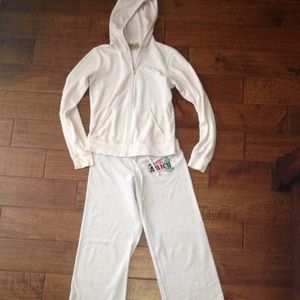 Juicy terry sweatsuit size sm-m