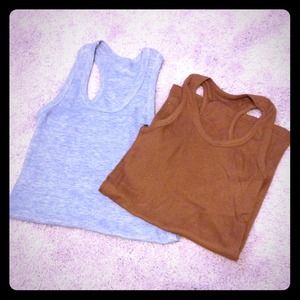 Two tank tops