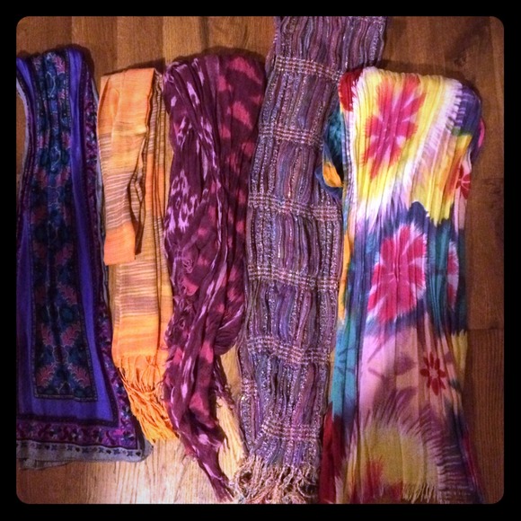 Scarves , cute and colorful!