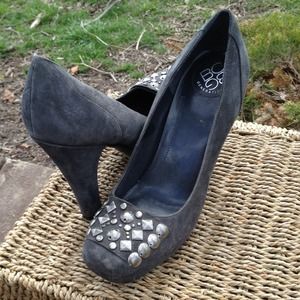 BCBG Grey Stud Shoe